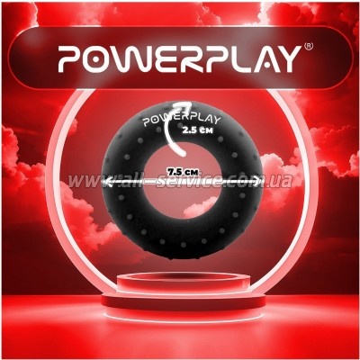  PowerPlay PP-4338 Hand Grip Hard 30   (PP_4338_Black_30kg)