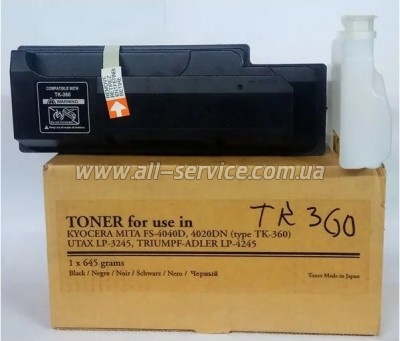 Тонер-картридж Tomoegawa Kyocera TK-360 (PY437Y.646) Тонер-картридж Tomoegawa Kyocera TK-360 (PY437Y.646)