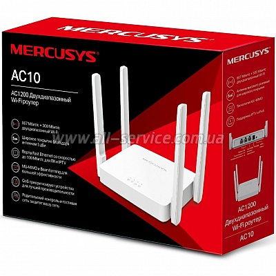 Wi-Fi   Mercusys AC1200 AC10