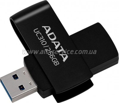  ADATA 256GB UC310 Black USB 3.0 (UC310-256G-RBK)