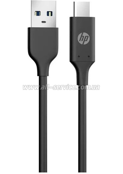���� ������ USB 3.0 AM to USB-C 2.0m 3A braided HP (HP_DHC-TC101-2M)