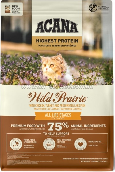     ACANA Wild Prairie Cat 1.8  (0064992714574)