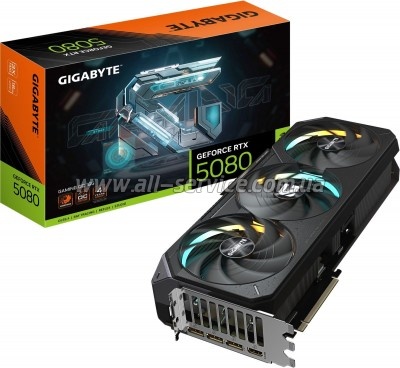  GIGABYTE GeForce RTX5080 16GB GAMING OC (GV-N5080GAMING OC-16GD)