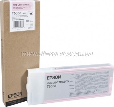 Картридж Epson Stylus Pro 4800/ 4880 vivid light magenta (C13T606600) Картридж Epson Stylus Pro 4800/ 4880 vivid light magenta (C13T606600)