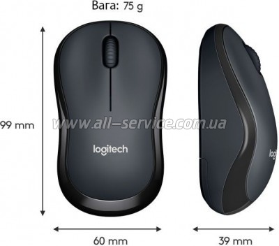  Logitech M220 Silent Grey (910-004878)