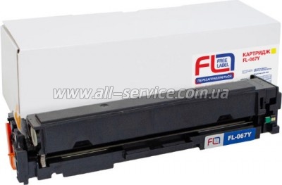  FREE Label Canon 067 Canon MF650/ MF651/ MF655/ 657/ LBP630/ LBP631/ LBP633  5099C002 yellow (FL-067Y)