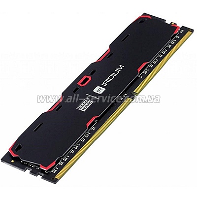  GOODRAM 8Gb DDR4 2400MH z Iridium Black 2x4GB (IR-2400D464L15S/8GDC)