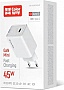 �������� ������� ColorWay GaN Mini 45W PD white (CW-CHS057PD-WT)
