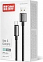 ���� ������ USB 2.0 AM to USB-C 2.0m 3A zinc alloy braided black ColorWay (CW-CBUC099-BK)