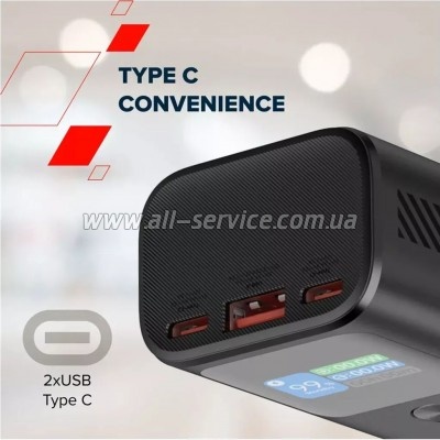 ������� ������������� Canyon 10000mAh OnPower 130 TFT PD/ 30W Dark Grey (CNS-CPB130DG)