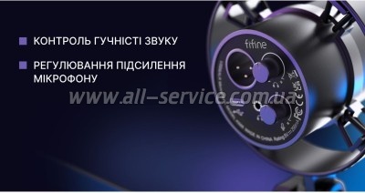  Fifine K688 USB Black (K688)