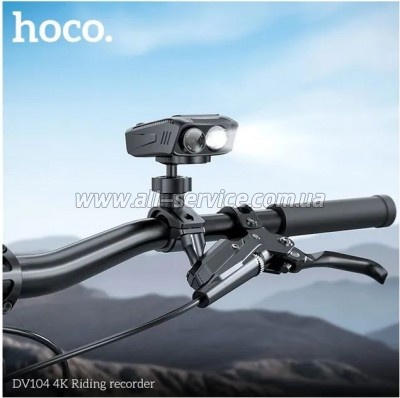  HOCO DV104 4K Riding recorder Black (6942007646000)