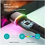 ���� ������ USB 2.0 AM to USB-C 2.0m 3A LED black Essager (EXCT-XCDA01)