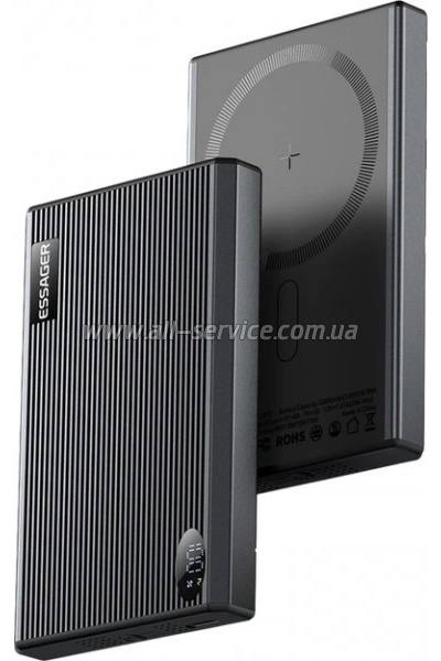 ������� ������������� Essager 10000mAh Shining 20W PD (EDY1W-SY0G-Z)