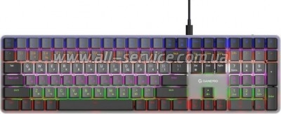  GamePro MK145R Red Swich Low Profile USB Dark Gray (MK145R)