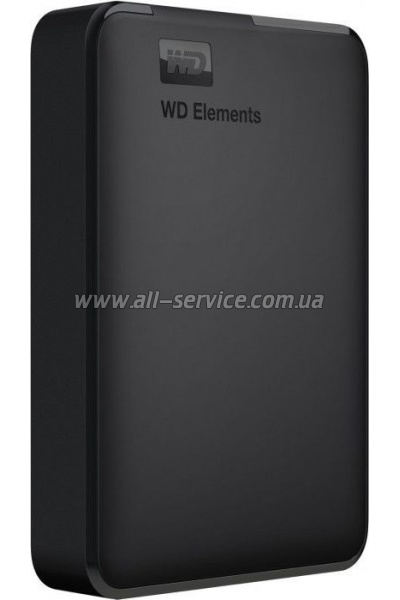  4TB WESTERN DIGITAL Elements Portable USB 3.0 Colour Black (WDBU6Y0040BBK-WESN)