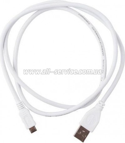 ���� ������ USB 2.0 AM to Micro 5P 0.5m Cablexpert (CCP-mUSB2-AMBM-W-0.5M)
