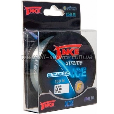 Леска Lineaeffe Take Xtreme Ice (ультрапрозрачная) 150м. 0.18мм. FishTest 5.7кг (3300118) Леска Lineaeffe Take Xtreme Ice (ультрапрозрачная) 150м. 0.18мм. FishTest 5.7кг (3300118)