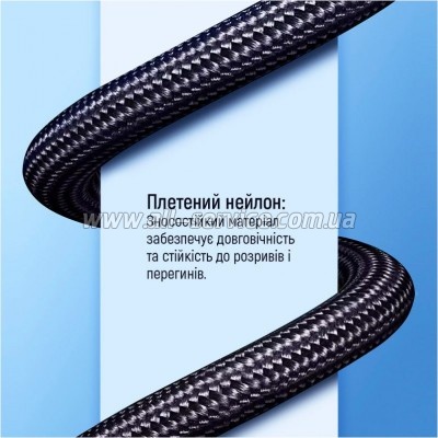 ���� ������ USB-C to USB-C 1.0m USB3.2 (20Gbps 4K PD100W) Gen2 5� black ColorWay (CW-CBPDCC062-BK)