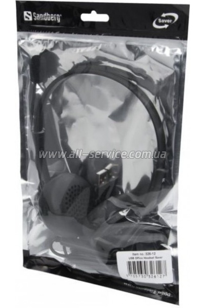 �������� Sandberg Office Headset USB Black (326-12)