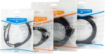 ������ ��� �������� USB 2.0 AM/BM 1.8m Piko (1283126474033)