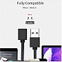 ���� ������ USB 2.0 AM to Micro 5P 1.0m Magnetic black Essager (EXCCXM-ML01)