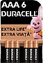 ��������� Duracell AAA MN2400 LR03 6��. (5000394107472 / 81483511)