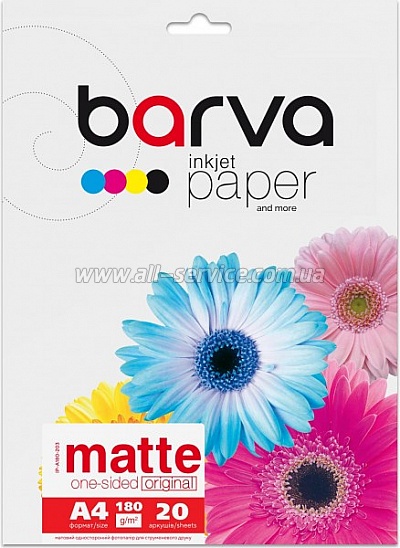 ���������� Barva Original Matte 180�/� �4 20� (IP-A180-203)