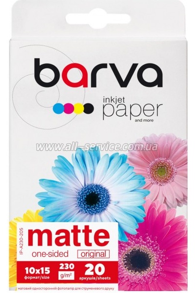 ���������� Barva Original Matte 230�/� 10x15 20� (IP-A230-205)
