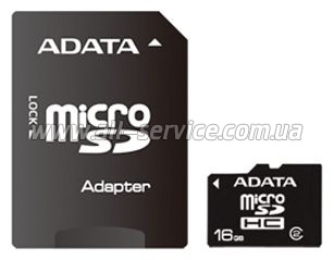   ADATA 16GB microSDHC class 2 (AUSDH16GCL2-RA1)