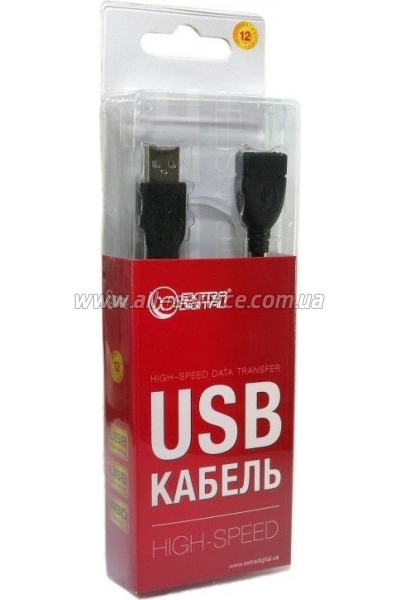 ���� ������ USB 2.0 AM/AF 1.5m Extradigital (KBU1619)