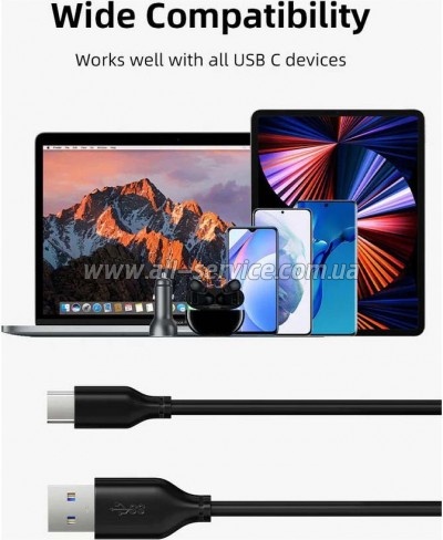 ���� ������ USB 3.0 AM to USB-C 1.5m Cabletime (CA915439)