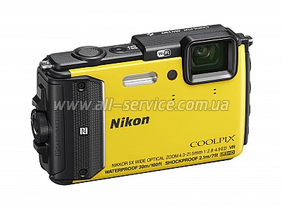  Nikon Coolpix AW130 Yellow (VNA844E1)