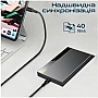 ���� ������ USB-C to USB-C 2.0m Promate (powerbolt240-2m.black)