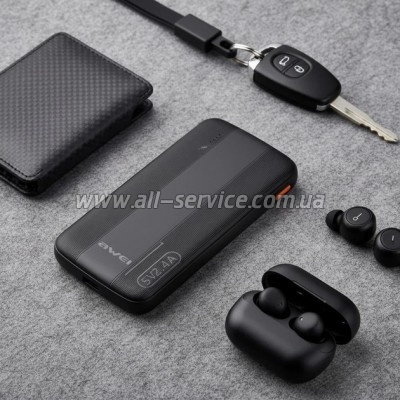 ������� ������������� AWEI 10000mAh P20K PD 12W Black (6954284009744)