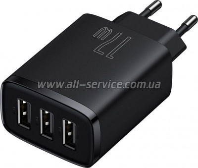 �������� ������� Baseus Compact 3U Black (CCXJ020101)