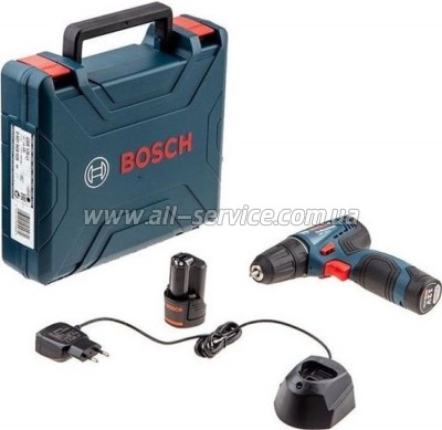  Bosch GSR 120-LI Professional, 2*2h (0.601.9G8.000)