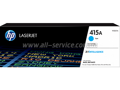  415A HP LaserJet Pro M454/ M479 Cyan (W2031A)