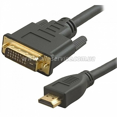 ATCOM DVI-HDMI ferite 24pin 5.0m black (9154)