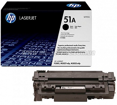     HP 51A  LJ P3005  M3027/ M3035/ Q7551A