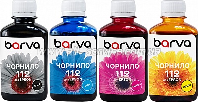 �������� ������ Barva Epson 112 Epson L15150/ L15160/ L6570/ L6550/ L11160/ L6490/ L15180/ L6580 4x180�� (E112-180-MP)