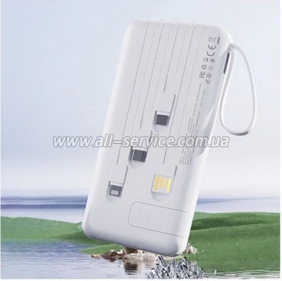 ������� ������������� Dudao 10000mAh K11 PD 10W White (6977196681860)