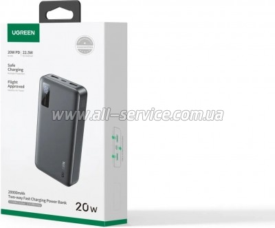 ������� ������������� Ugreen 20000mAh PD 20W (PB312 25683)
