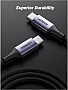 ���� ������ USB-C to USB-C 2.0m 240W space gray Ugreen (90440)