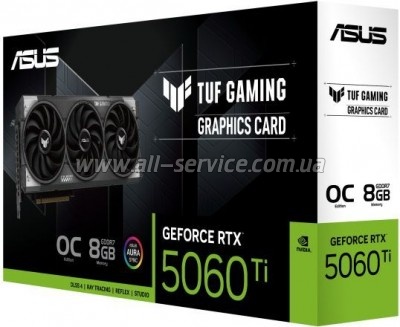  ASUS GeForce RTX5060Ti 8Gb TUF OC GAMING (TUF-RTX5060TI-O8G-GAMING)