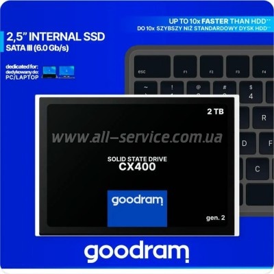  SSD 2.5" 2TB Goodram (SSDPR-CX400-02T-G2)