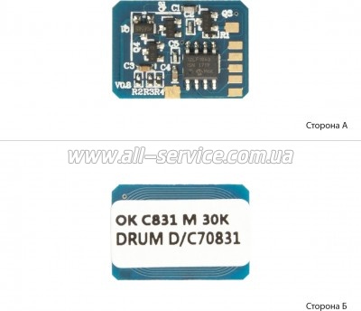 Чип drum-картриджа АНК OKI 831/ 841/ 822 Magenta (1800953) Чип drum-картриджа АНК OKI 831/ 841/ 822 Magenta (1800953)