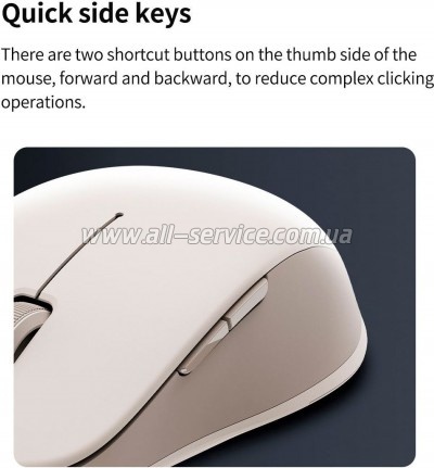  Xiaomi Dual-mode Wireless Mouse 2 White (BHR8849GL) (1122317)