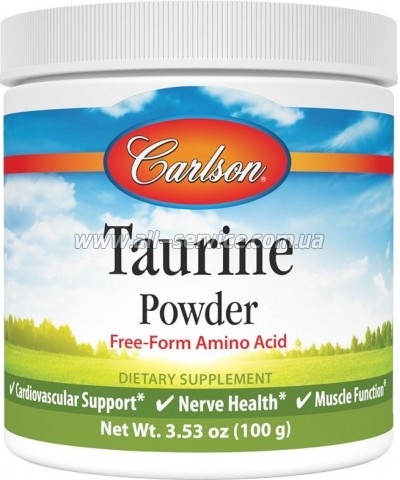  Carlson   , Taurine, Amino Acid Powder, 100  (CL06945)