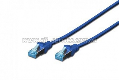   Digitus CAT.5e, SF-UTP, 3, AWG 26/7 (DK-1531-030/B) blue